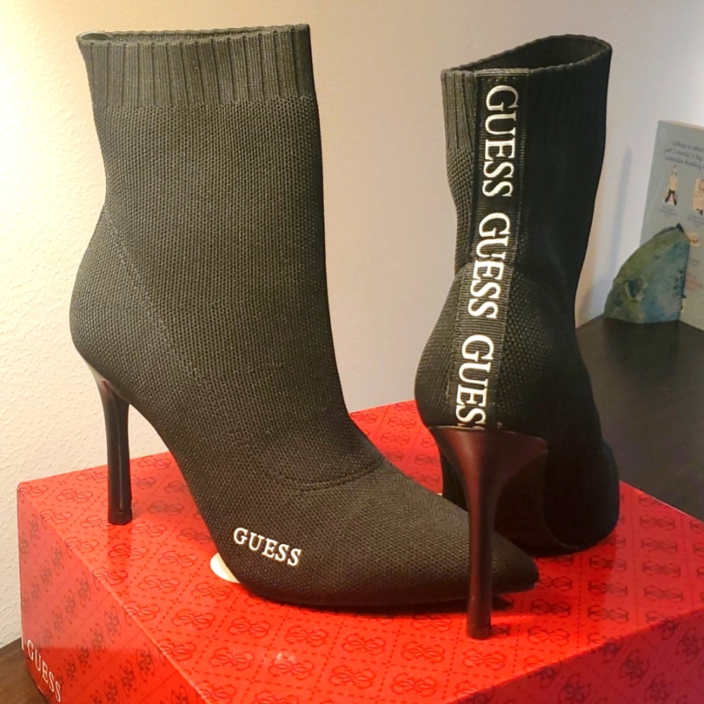 GUESS Tear Sock Boots - BRAND NEW!